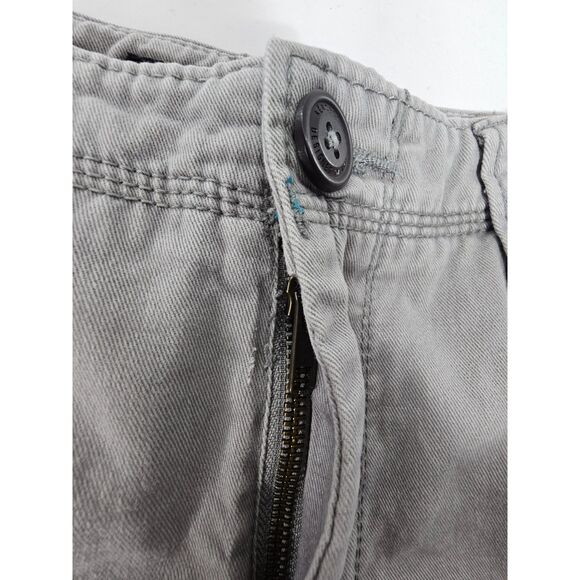 Aeropostale Heavyweight Cargo Shorts Gray Men;s Size 30 - Picture 3 of 7